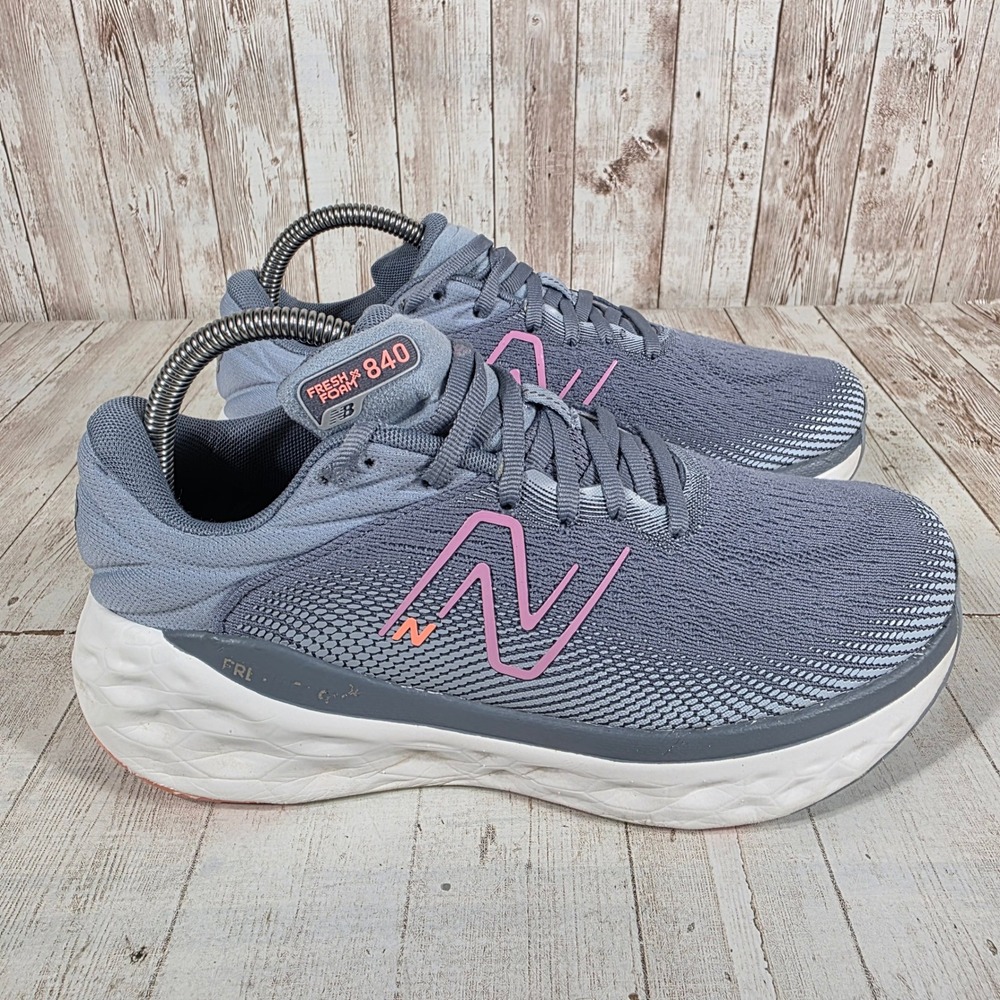 New Balance Fresh Foam X 840 v3 Grey Lavender W840BM3 Womens Size 8.5 Wide